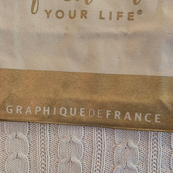 Gold Fashion Your Life Graphique de France Canvas - Picture 3 of 3